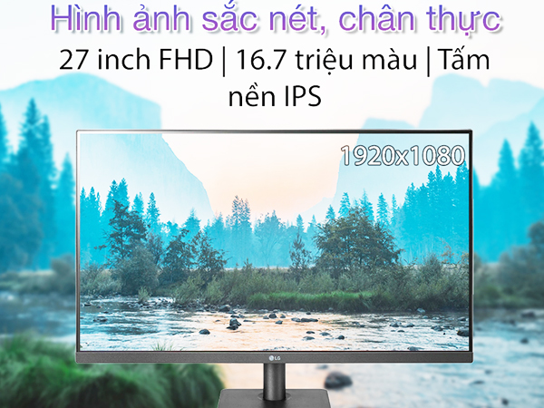 Thiết kế, thông số, cấu hình và công nghệ của màn hình máy tính LG 27MP400