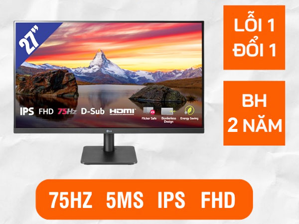 Màn hình LG 27MP400-B 27 inch IPS FHD 75Hz không viền tại TPlus Technolpgy