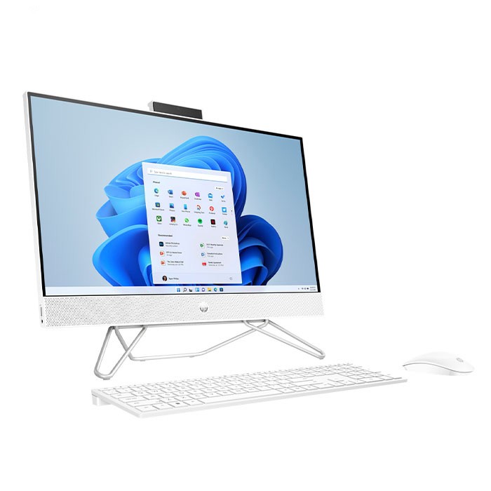 Máy tính All in one HP 24-cb1013d 6K7H0PA (Core i3-1215U | 4GB | 512 GB | Intel® UHD | 23.8 inch FHD | Win 11 | Trắng)