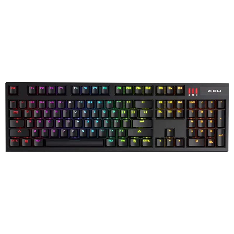 Bàn phím cơ có dây Gaming Zidli ZK27 (Quang cơ, Aluminum, IP68, RGB, USB Port)