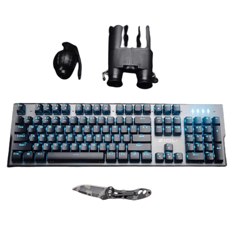 Bàn phím cơ có dây Gaming Zidli ZK3 ( Quang cơ, Aluminum, IP68, RGB, USB Port )