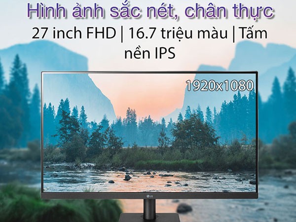 Độ nghiêng ấn tượng và chức năng bảo vệ mắt của màn hình máy tính LG 27MP400