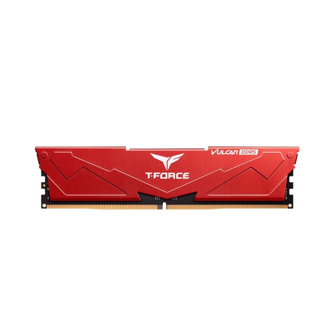 RAM DDR5 TEAMGROUP T-FORCE VULCAN 16GB 5200MHz (1x16GB) RED