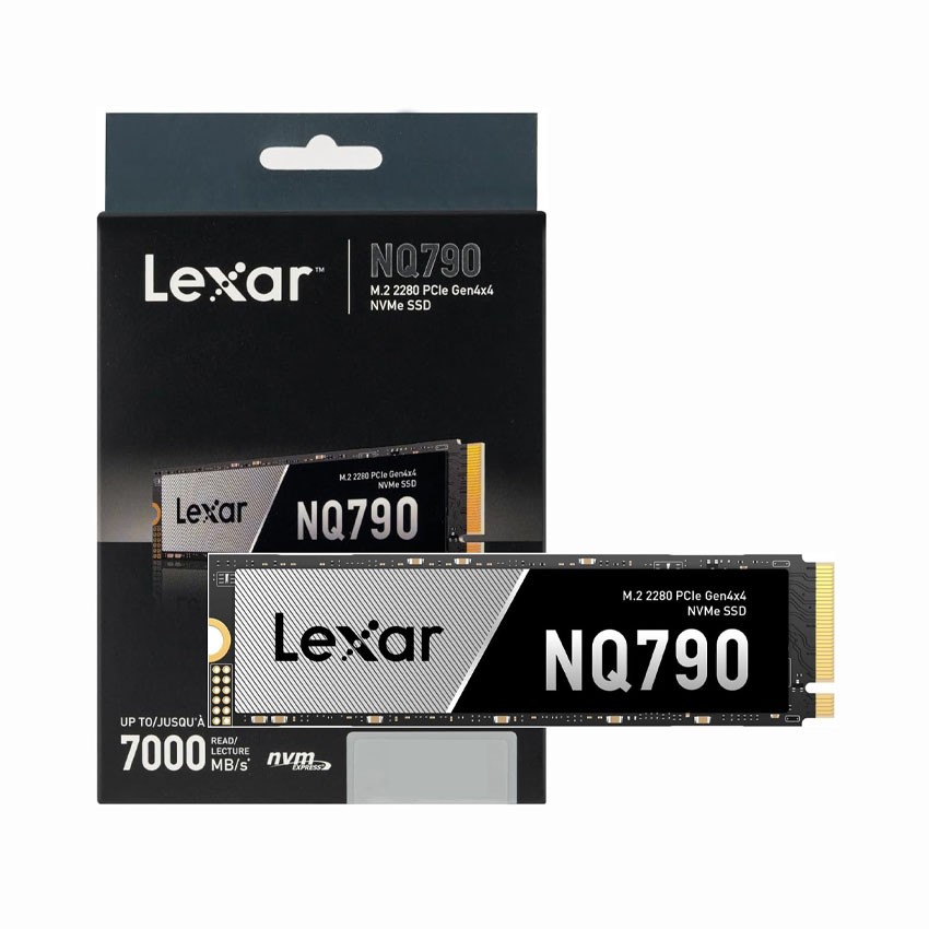 Ổ cứng SSD Lexar NQ790 1TB M.2 NVMe 4.0x4 (Đọc 7000MB/s - Ghi 6000MB/s)