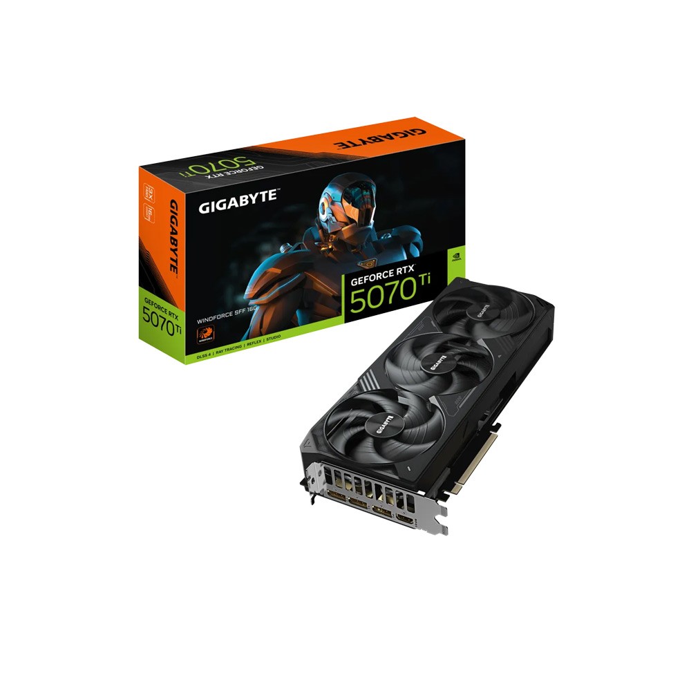 VGA Gigabyte RTX 5070 Ti WINDFORCE SFF 16GB GDDR7 (GV-N507TWF3-16GD)