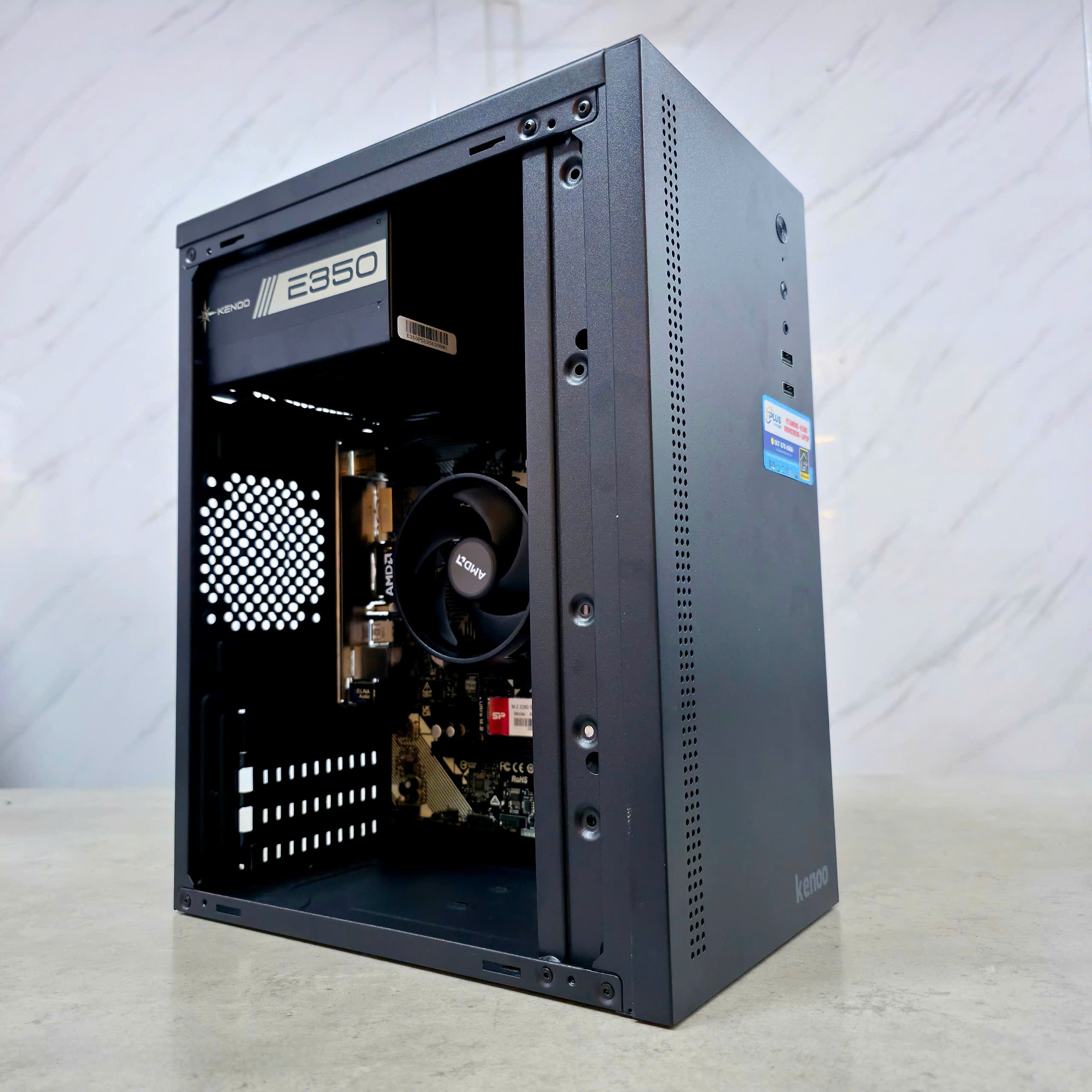 TPC OFFICE RYZEN 5 3400G (A520M WIFI/ R5 3400G/ 16GB RAM/ 256GB NVME/ 350W)