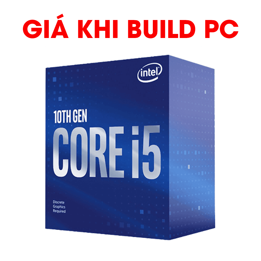 CPU Intel Core i5-10400F (2.9GHz turbo up to 4.3Ghz, 6 nhân 12 luồng, 12MB Cache, 65W) Tray